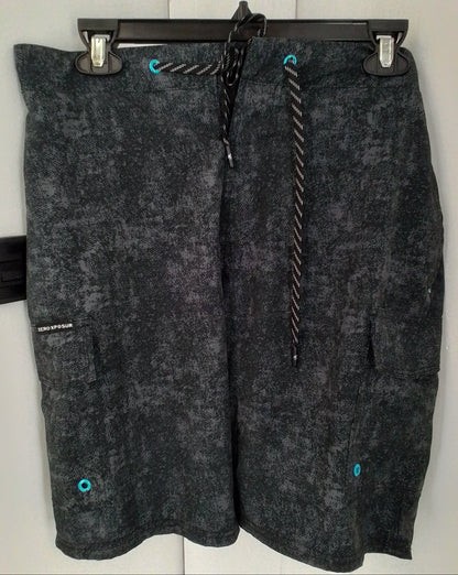 Men's Grey Polyester Swimsuit - Size M