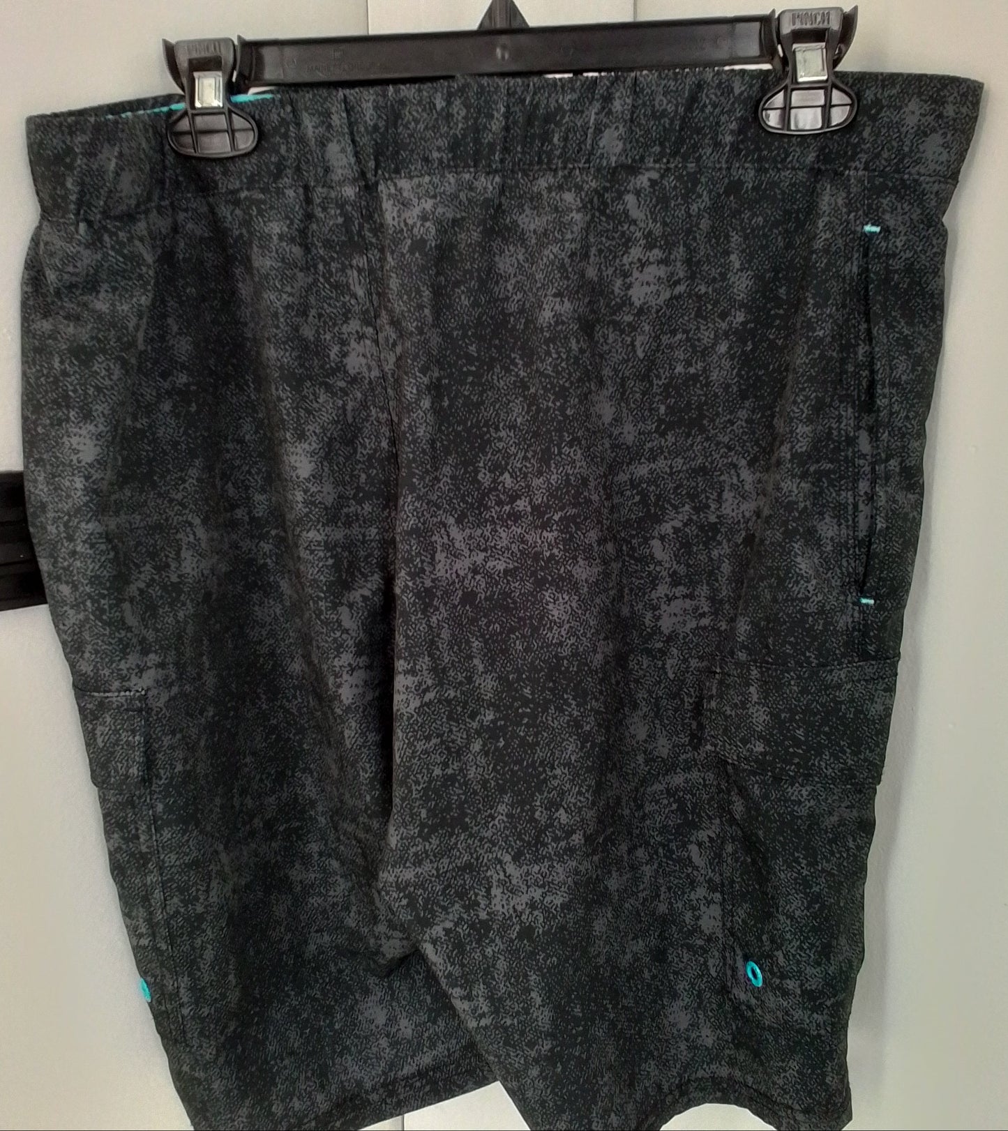 Men's Grey Polyester Swimsuit - Size M