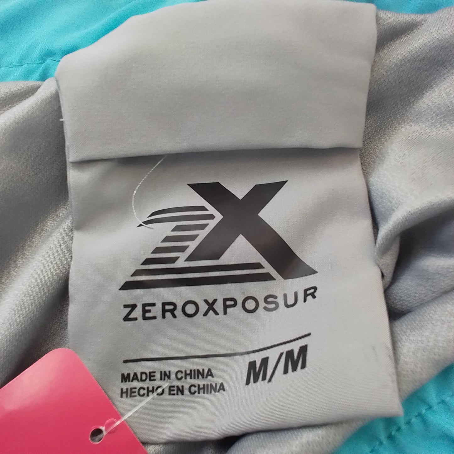 Men's Grey Polyester Swimsuit - Size M