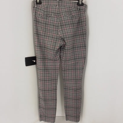 Gap Inc. Women's Pants - White, Black, Red, Stripes