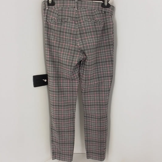 Gap Inc. Women's Pants - White, Black, Red, Stripes