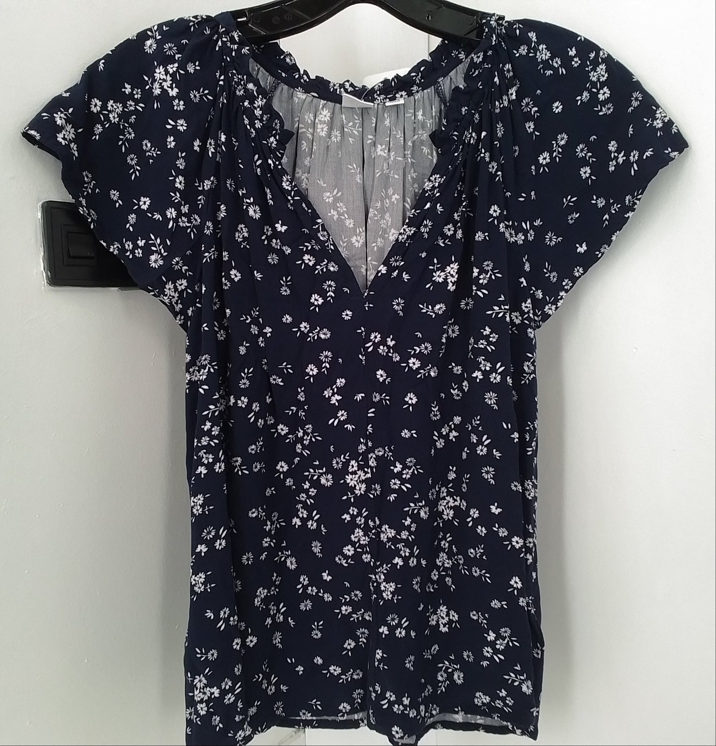 Gap Inc. Women's Cotton shirt- Blue/White, Size S