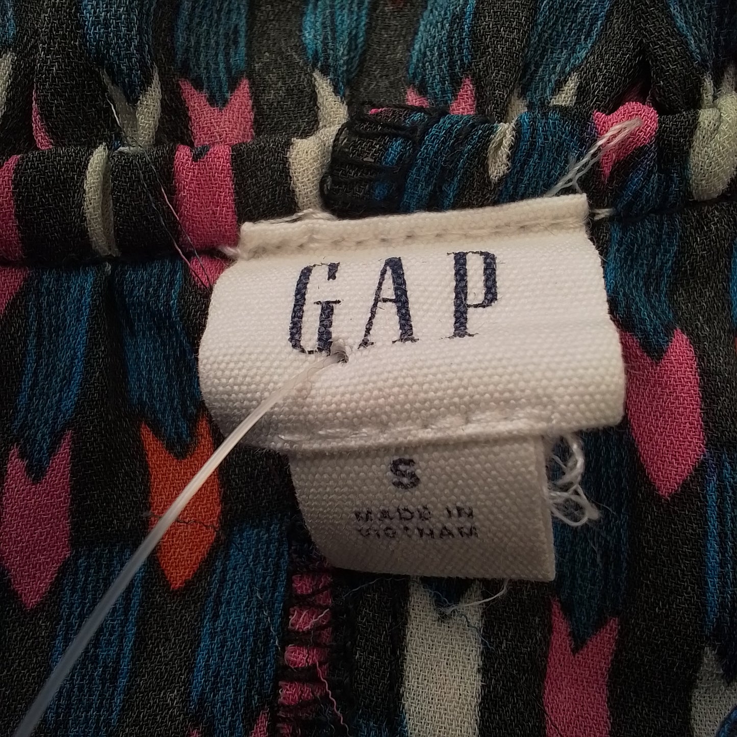 Gap Inc. Women's Polyester Blouse - Black, Pink, Blue (S)