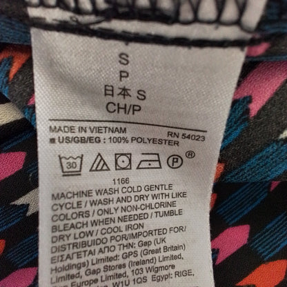 Gap Inc. Women's Polyester Blouse - Black, Pink, Blue (S)
