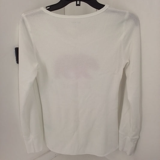 Old Navy Women's Jersey - White/Red, XS, Cotton