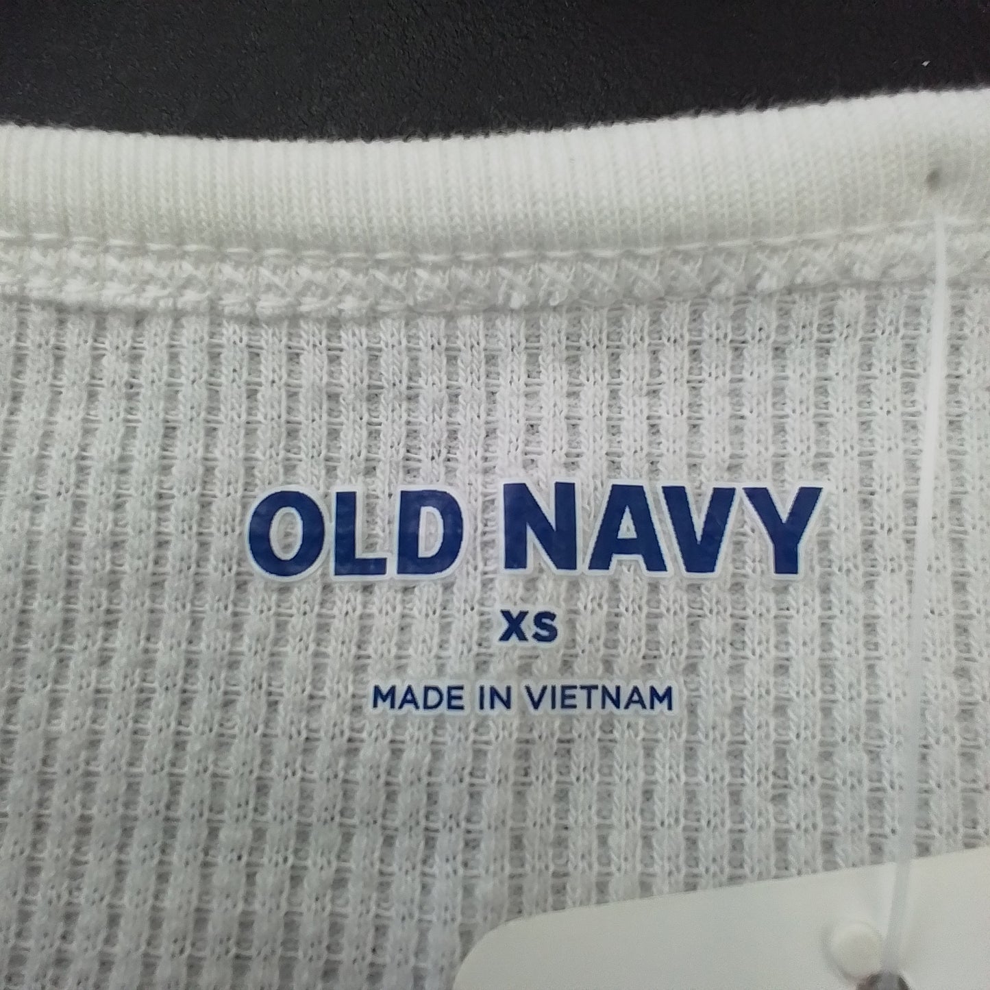 Old Navy Women's Jersey - White/Red, XS, Cotton