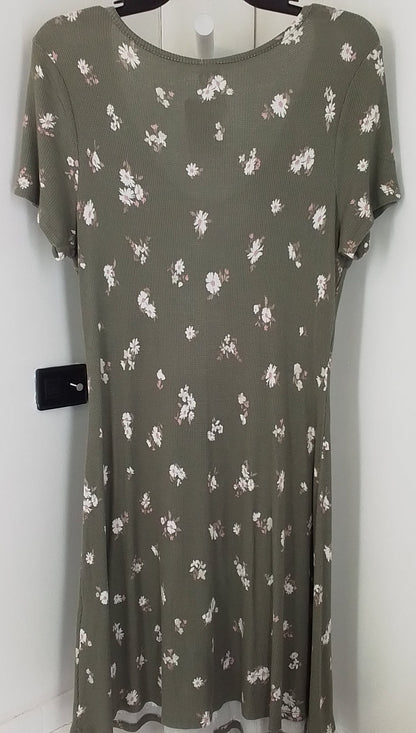 S.O Women's Dress XL White Green