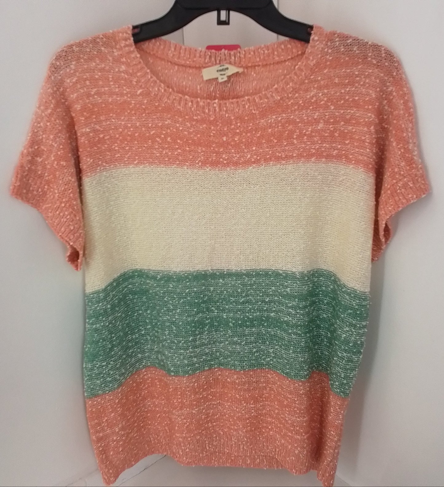 Women's Sweater S - Orange/cream/Green - Polyester/Acrylic
