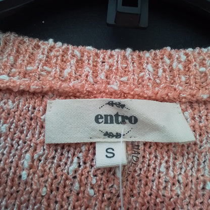 Women's Sweater S - Orange/cream/Green - Polyester/Acrylic