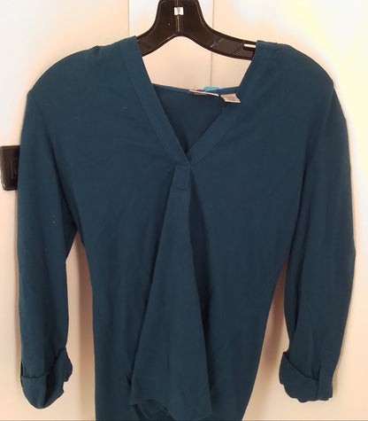 Chico's Women's Blue Cotton Shirt