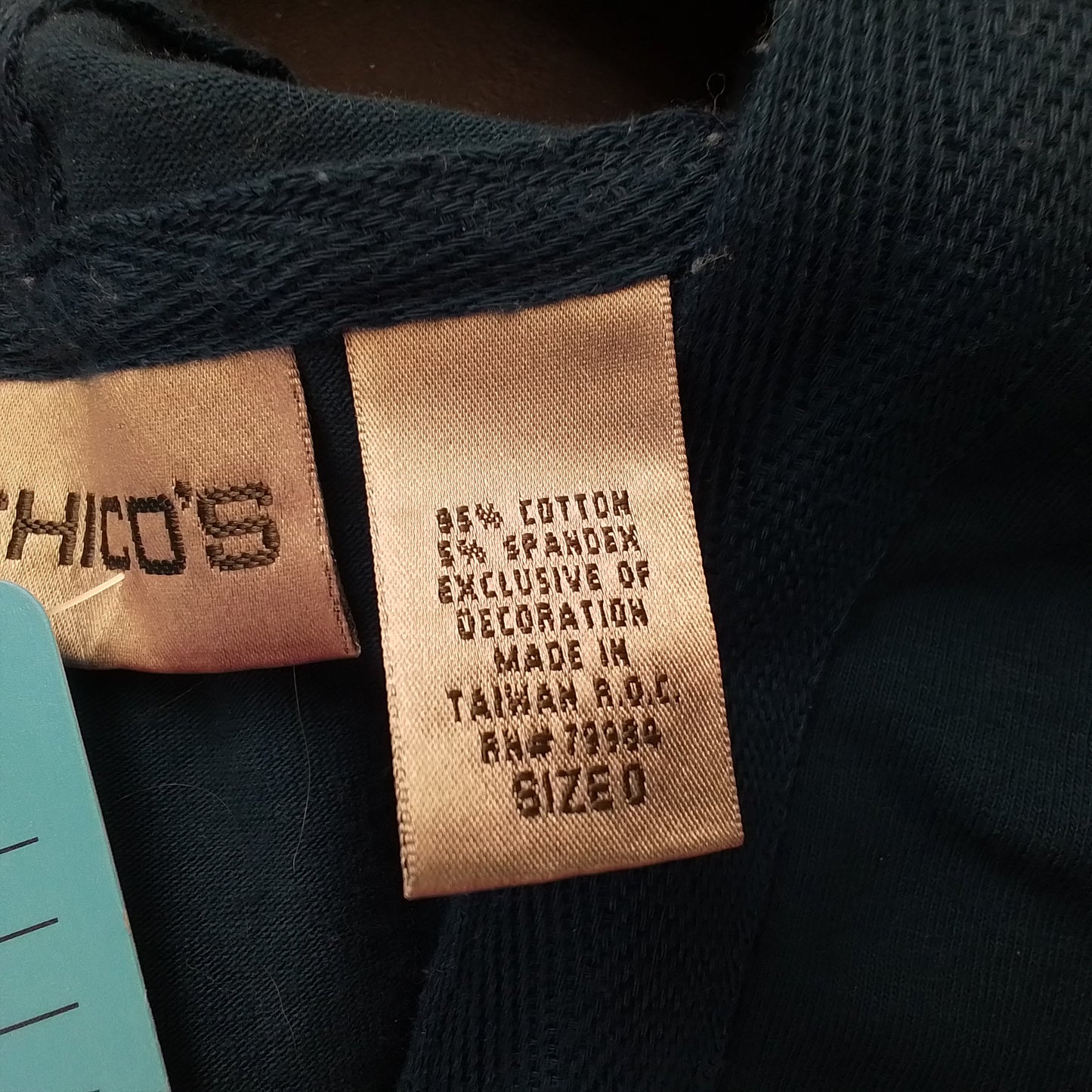 Chico's Women's Blue Cotton Shirt