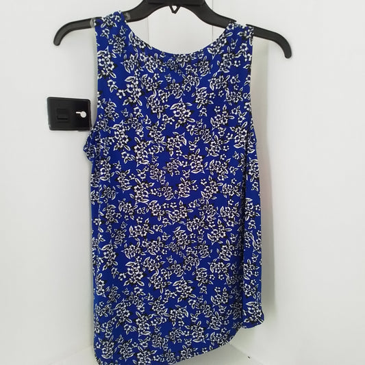 Women's Polyester Blouse - White, Blue, Black, Pink (M)