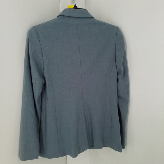 Express, Inc. Womens Grey Cotton Blazer