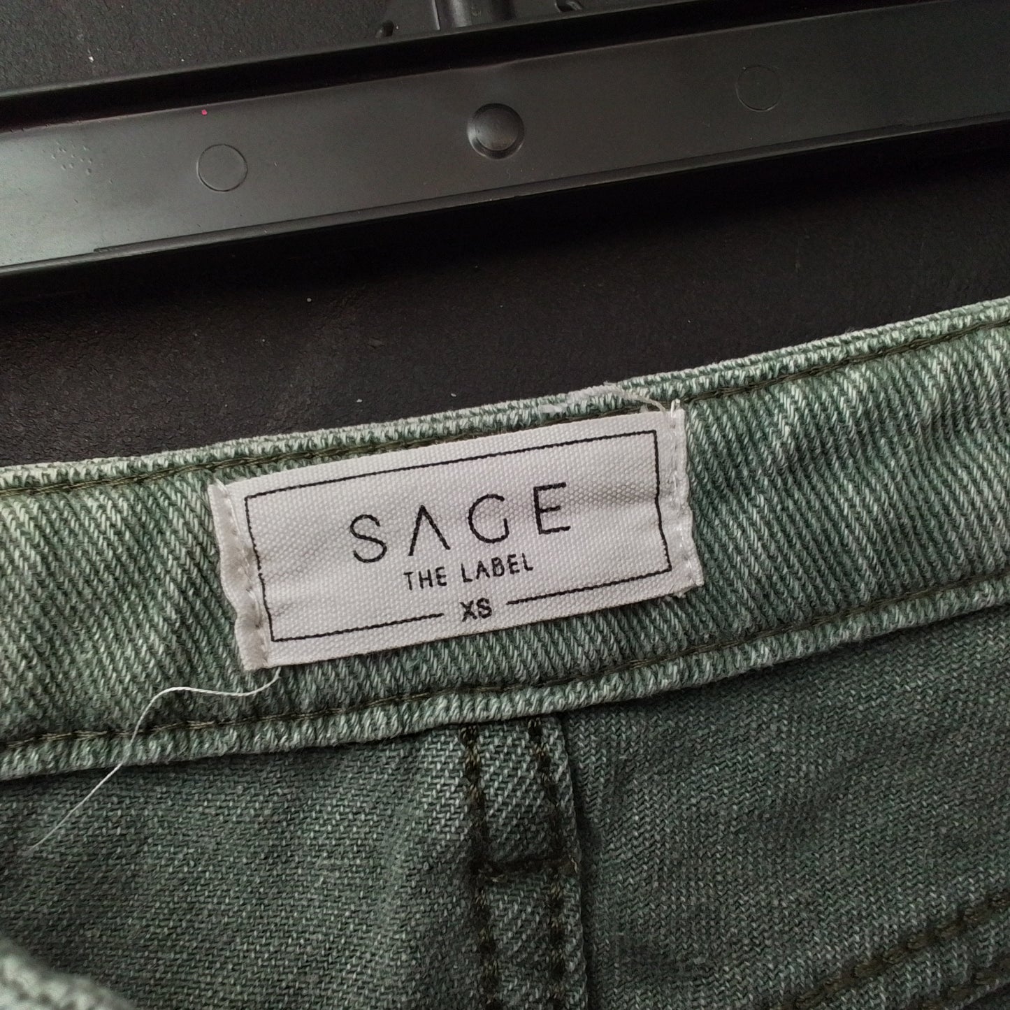 Women's Green jeans Pants - XS