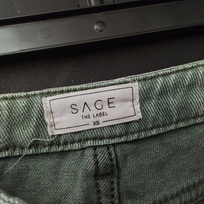 Women's Green jeans Pants - XS
