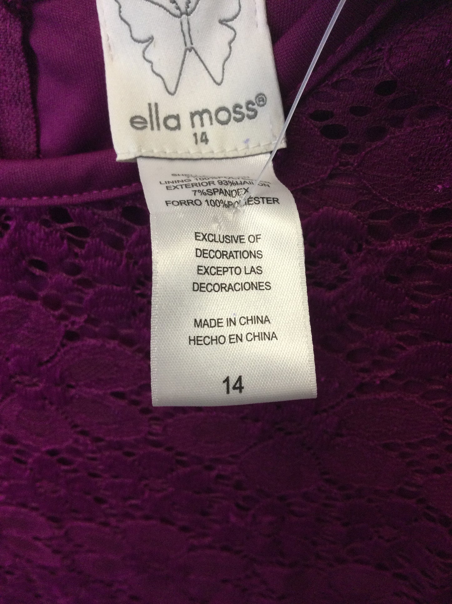 Ella Moss Women's Purple Blouse