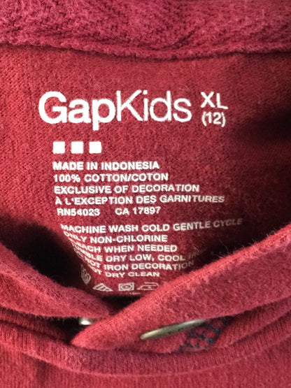 Gap Boys' Red "Gap San Francisco" Hoodie