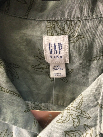 kids gap shorts sleeve button down