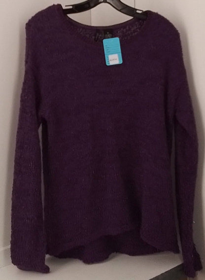 New Directions Petite Purple Sweater