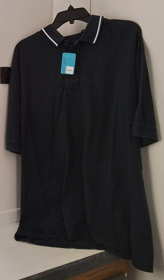 Greg Norman Collection Black Polo