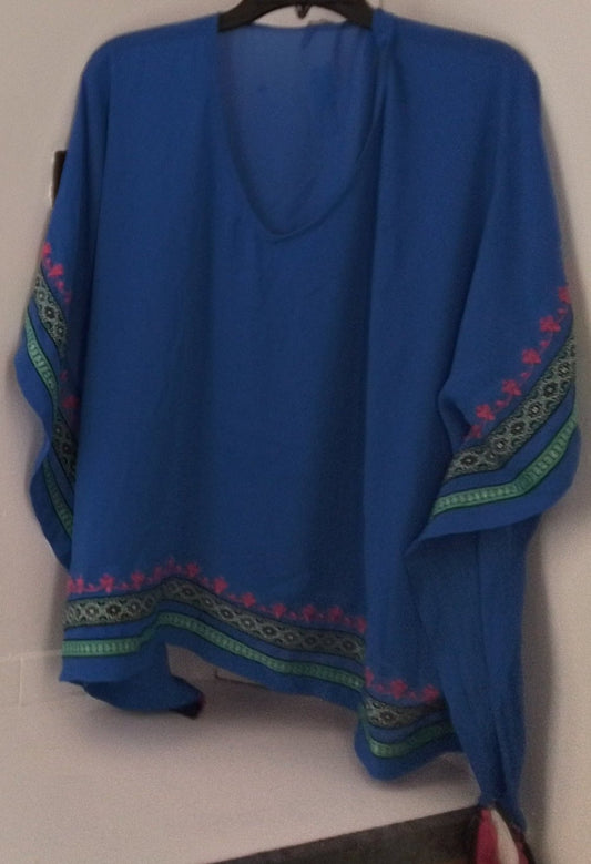 New Directions Women's Blue Blouse