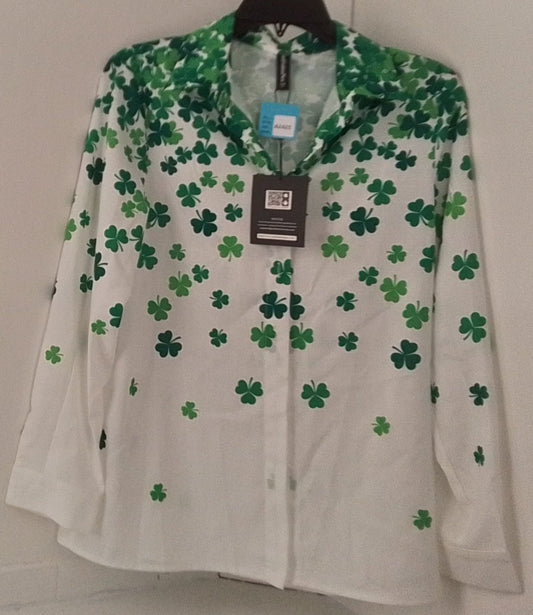 Just Fashion Now St Patrick's Day Button Up Shirt