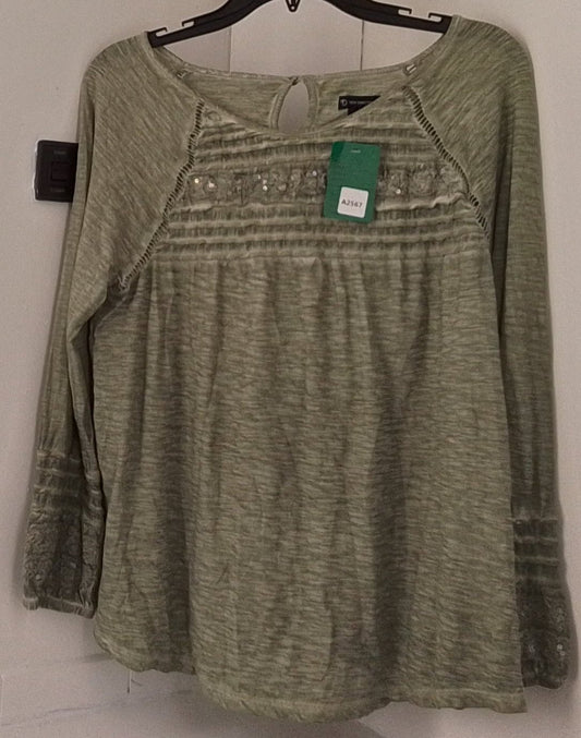 New Directions Green Blouse