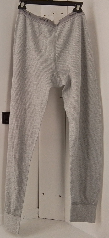 Fruit of the Loom Grey Thermal Bottom