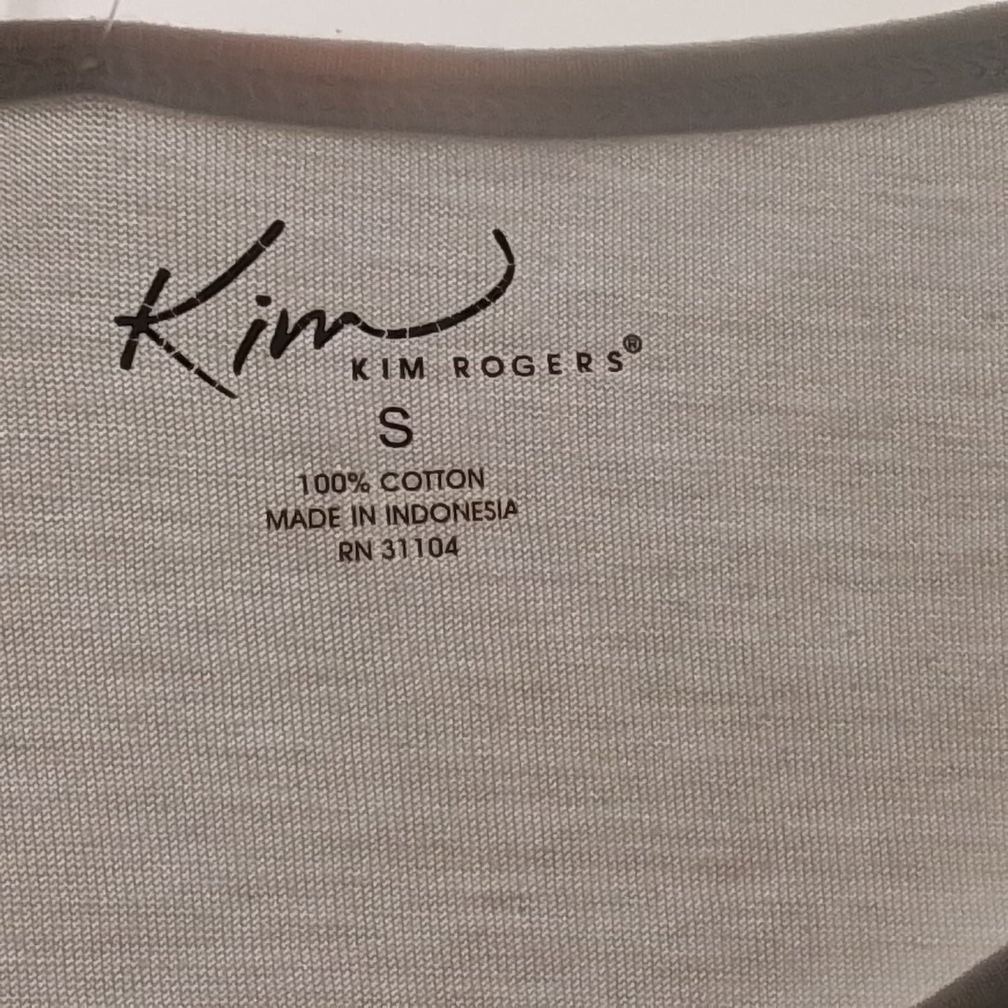 Kim Rogers White Long Sleeve Shirt