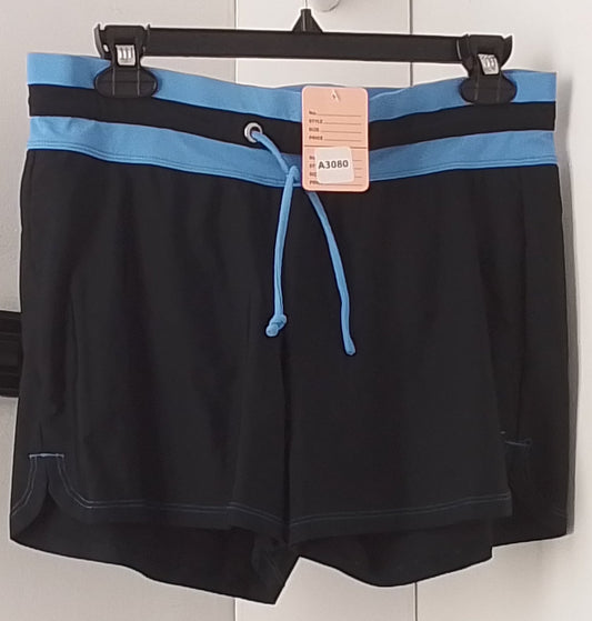 Free Country Black and Blue Shorts