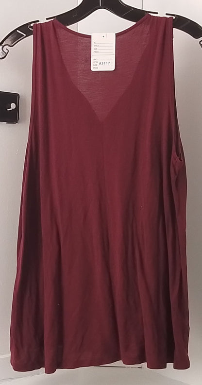 Loft Red Maroon Slip dress