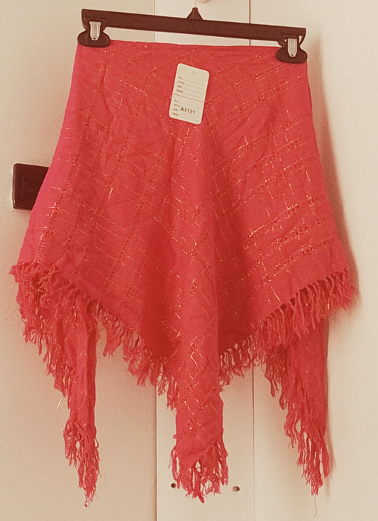 Glittery Pink Shawl