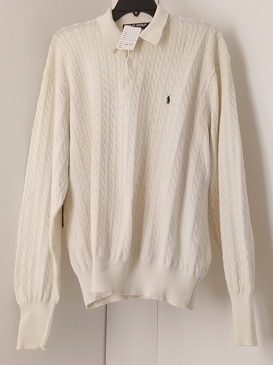 Polo Golf Trendy White Sweater