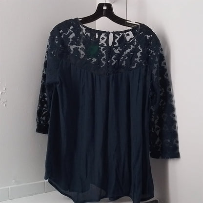 New Directions Blue Blouse