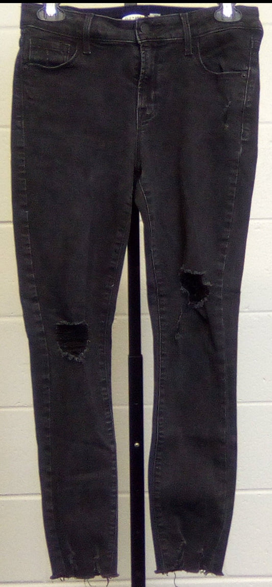 Old Navy Women's Black Ripped Jeans