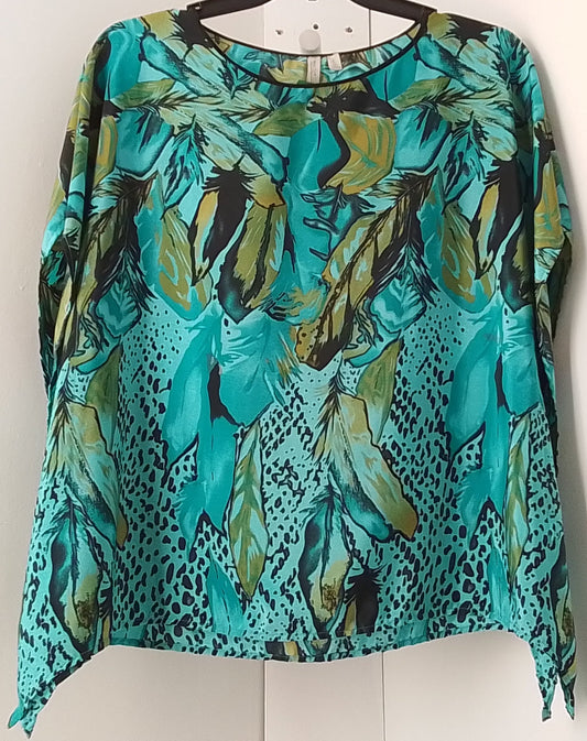 Madison Women's Blue/Green Blouse