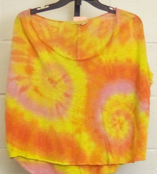 Mouchette Orange and Yellow Tie-Dye Shirt