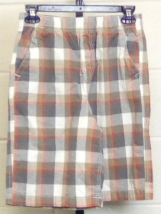 Basic Editions Grey Plaid Shorts