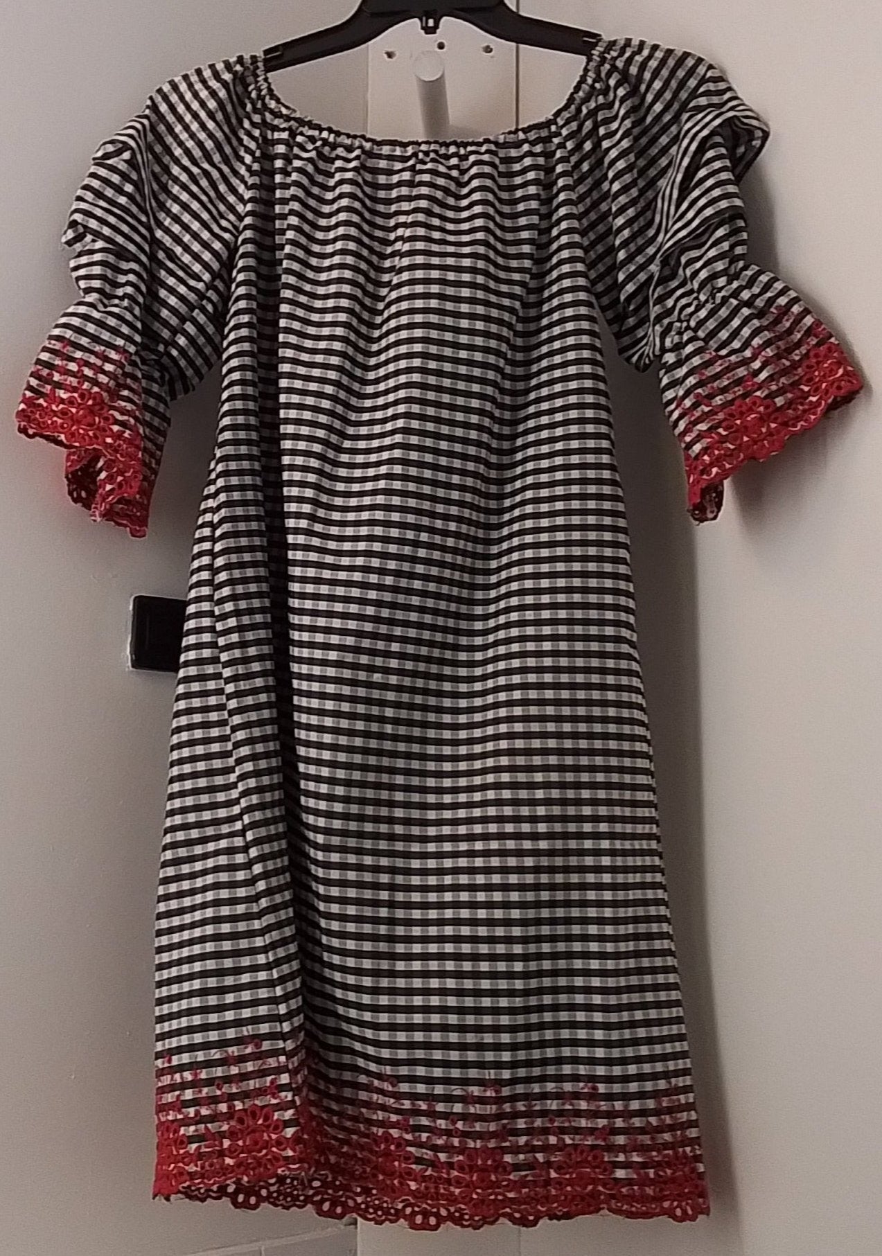 Kaktus Monochrome Plaid Dress