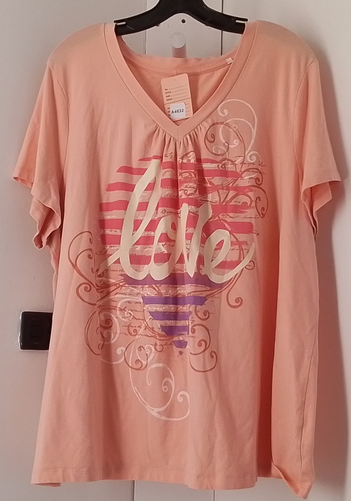 Sonoma Women's Pink "Love" T-Shirt