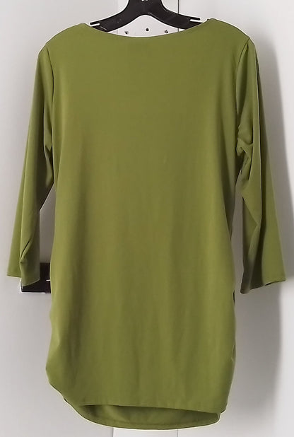 New Directions Women Green Blouse