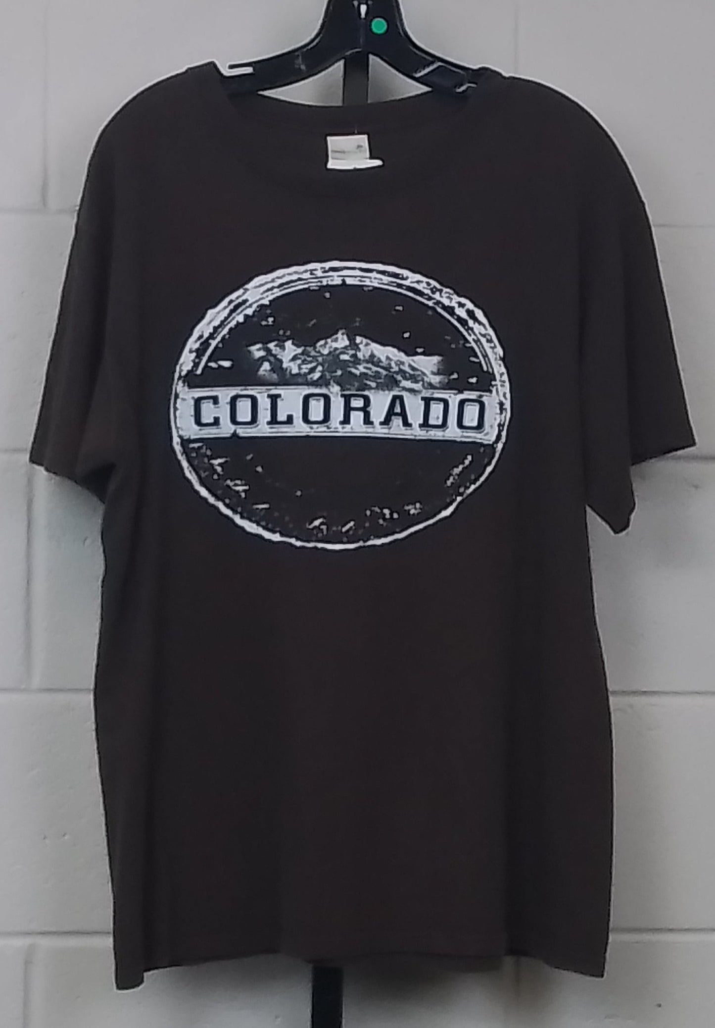 Anvil Recycled Brown Short Sleeve Colorado T-Shirt