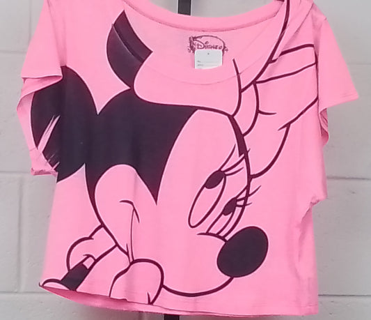 Disney Pink Minnie Mouse Short Sleeve Shirt