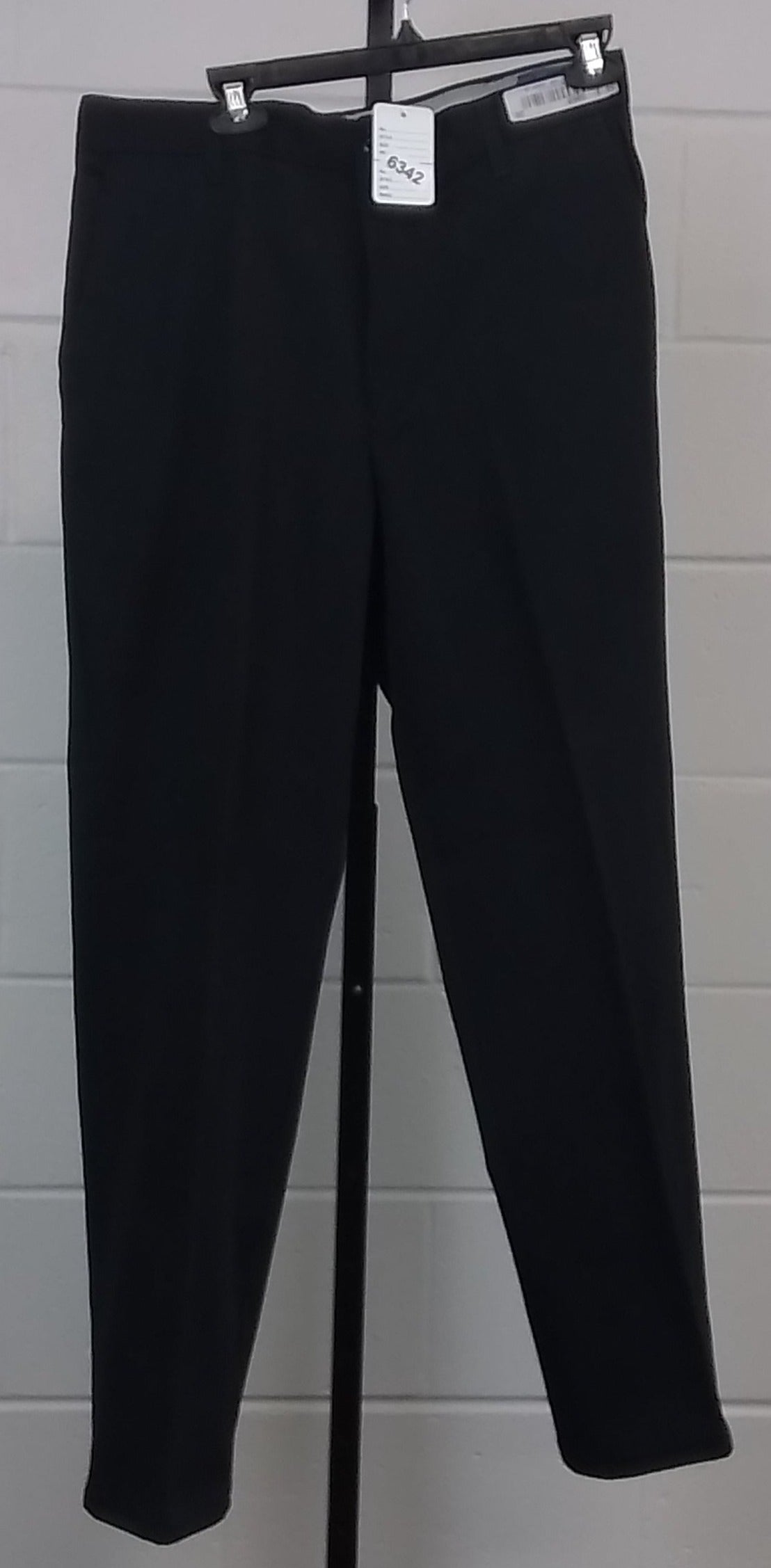 Cintas Men's Black Pleated Pants