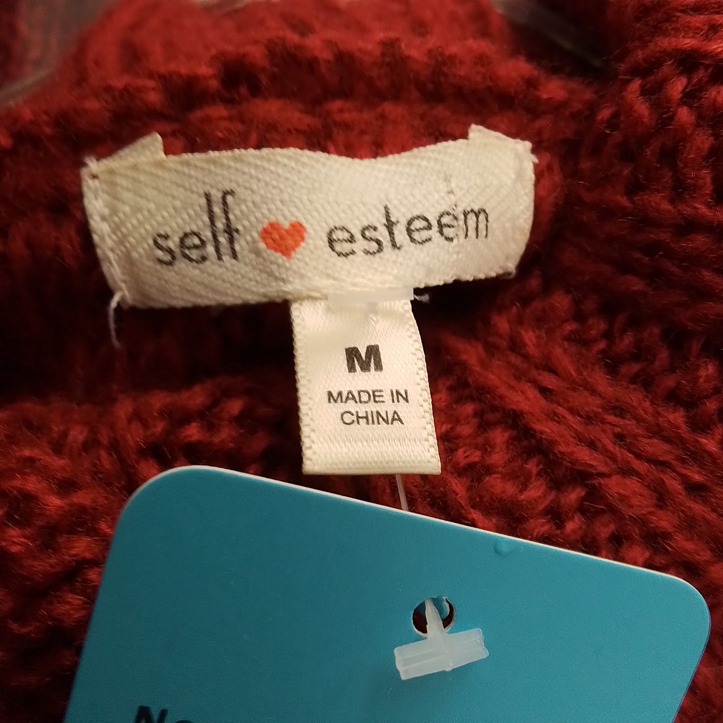 Self Esteem Women's Red Sweater