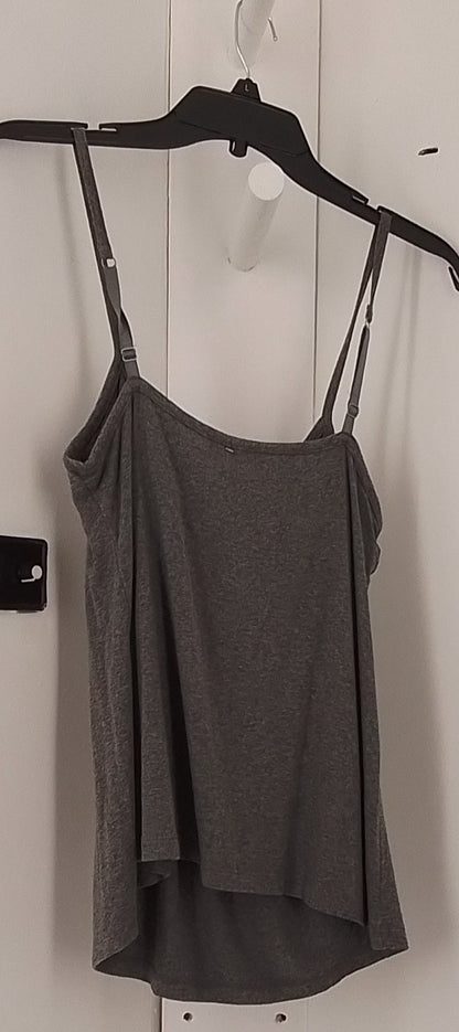 New York & Company Women's Grey Tank Top