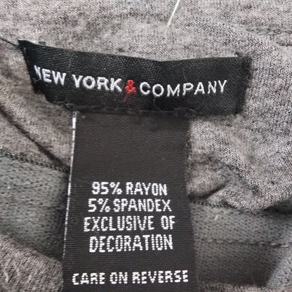 New York & Company Women's Grey Tank Top