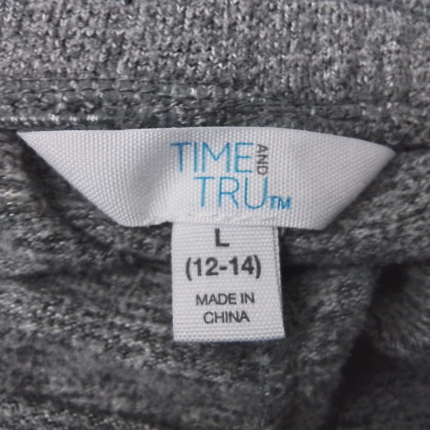 Time and Tru Women's Grey Sweat Pants