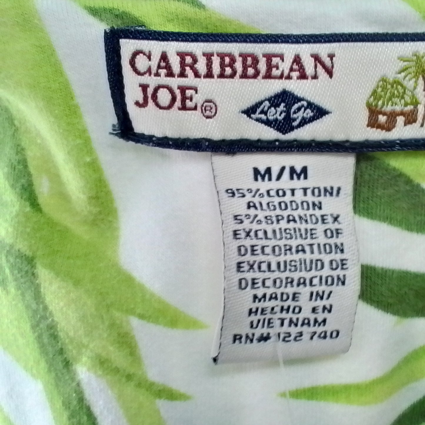 Caribbean Joe Tropical Floral Blouse