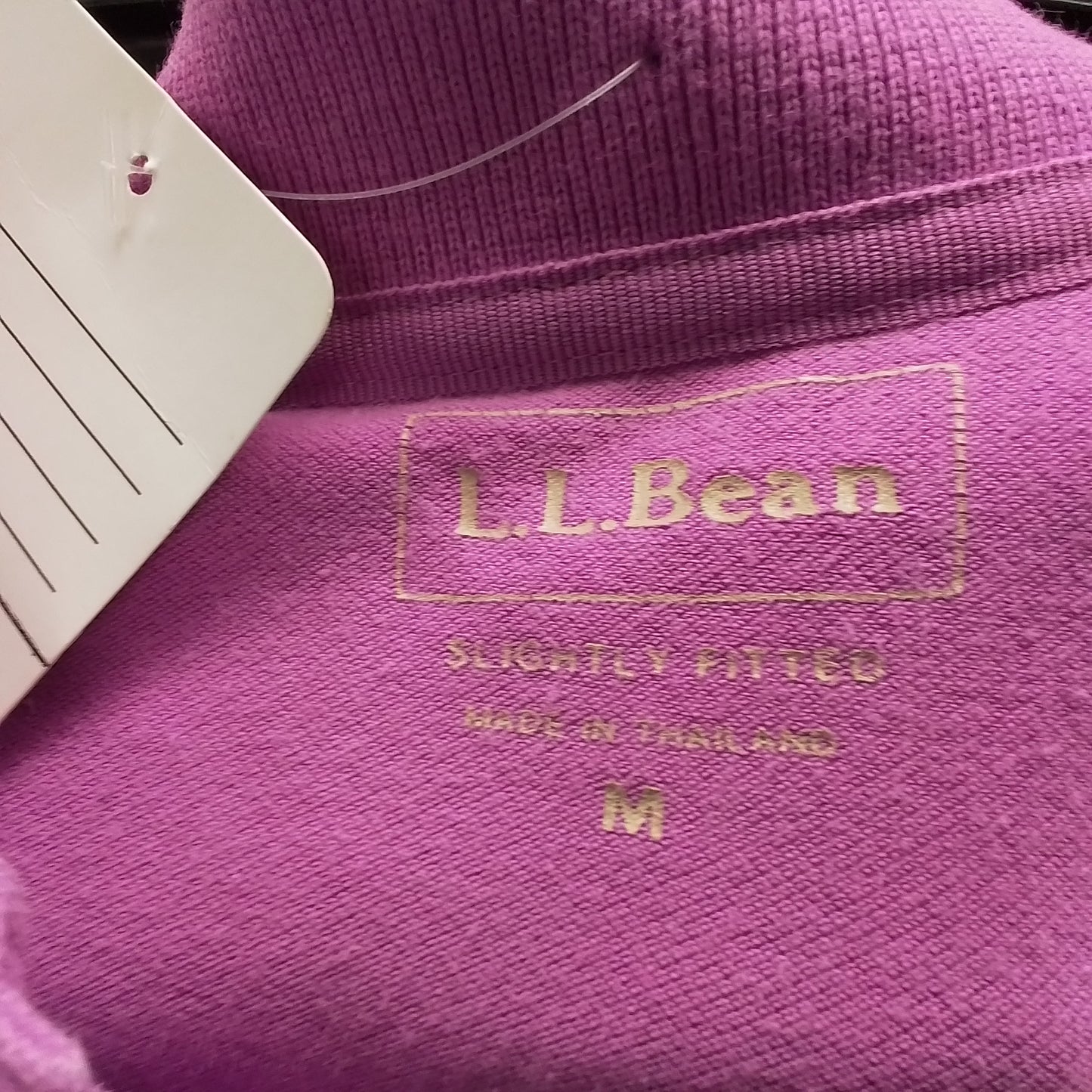 L.L. Bean Pink Polo Shirt